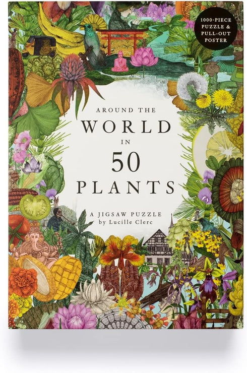AROUND THE WORLD IN 50 PLANTS 1000 PIECE PUZZLE