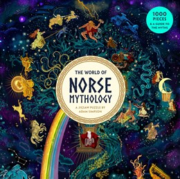 THE WORLD OF NORSE MYTHOLOGY 1000 PIECE JIGSAW PUZZLE - SIMPSON. ADAM
