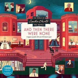 AGATHA CHRISTIE: AND THEN THERE WERE NONE 1000 PIECE JIGSAW PUZZLE - ASH. RUBY
