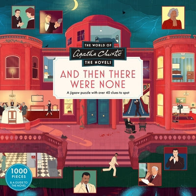 AGATHA CHRISTIE: AND THEN THERE WERE NONE 1000 PIECE JIGSAW PUZZLE - ASH. RUBY