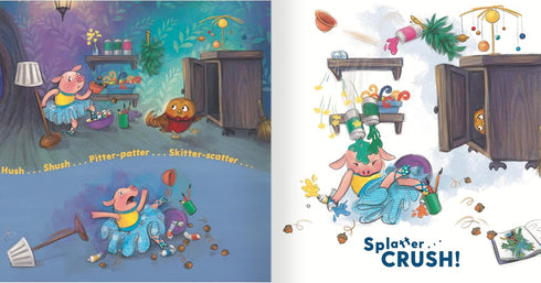 HOO'S THERE?: A SILLY BOOK FOR THE BEDTIME SCARIES - VALIANT. KRISTI