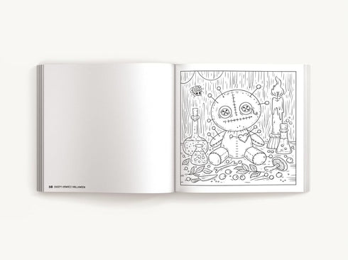 CREEPY KAWAII HALLOWEEN: 50 MONSTROUSLY CUTE COLORING PAGES - CIDER MILL PRESS