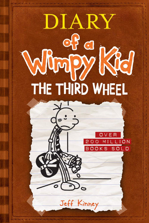 DIARY OF A WIMPY KID: THE THIRD WHEEL - KINNEY. JEFF CHILDRENS BOOKS