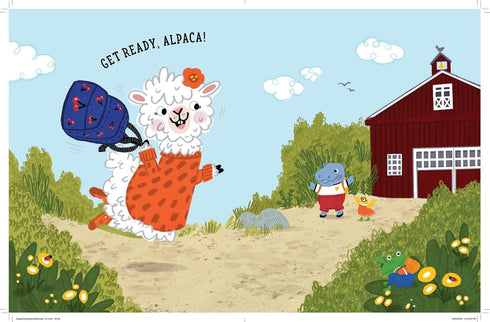 ALPACA GOES BACK-A TO SCHOOL: A PICTURE BOOK - SARDHAN-QUALLEN. SUDIPTA; HERNAND