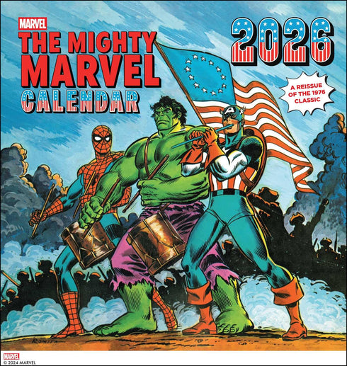 MIGHTY MARVEL 2026 WALL CALENDAR: A REISSUE OF THE 1976 CLASSIC