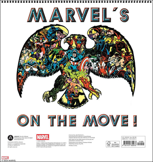 MIGHTY MARVEL 2026 WALL CALENDAR: A REISSUE OF THE 1976 CLASSIC