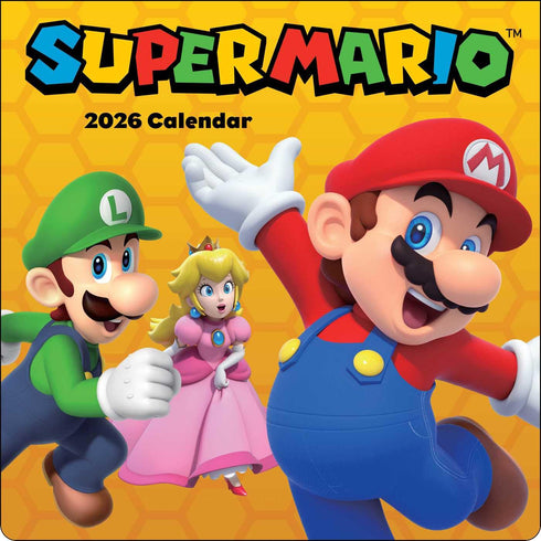 SUPER MARIO 2026 WALL CALENDAR