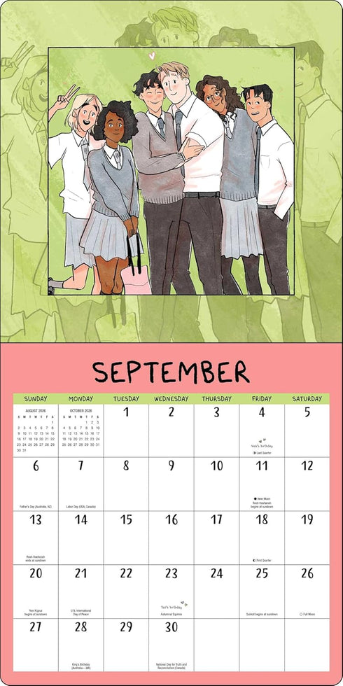 HEARTSTOPPER 2026 WALL CALENDAR WITH BONUS POSTER