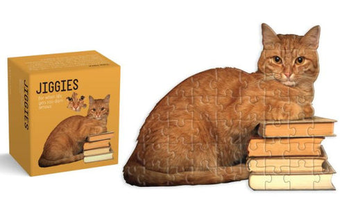 CAT READER JIGGIE PUZZLE 81 PIECE - GIBBS SMITH