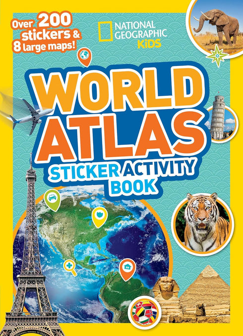 WORLD ATLAS STICKER ACTIVITY BOOK - NATIONAL GEOGRAPHIC KIDS