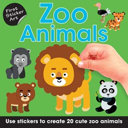 FIRST STICKER ART: ZOO ANIMALS - SAVVA, KSENYA