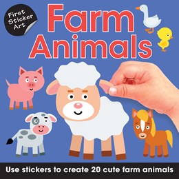FIRST STICKER ART: FARM ANIMALS - SAVVA, KSENYA