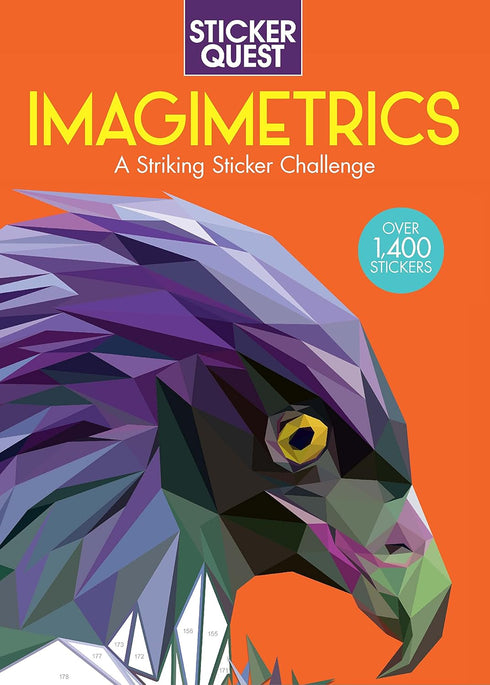 IMAGIMETRICS: A STRIKING COLOR-BY-STICKER CHALLENGE - JACKSON. MAX; WARD. BARBAR