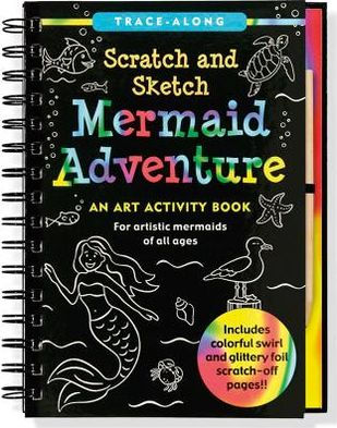MERMAID ADVENTURE SCRATCH AND SKETCH - PETER PAUPER PRESS