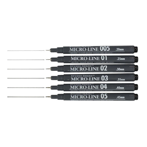 MICRO-LINE PEN SET BLACK