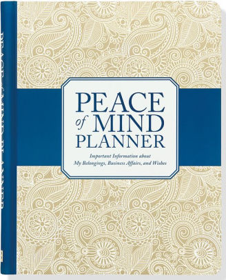 PEACE OF MIND PLANNER - PETER PAUPER PRESS