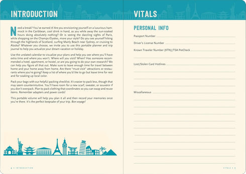 TRAVEL CHECKLIST JOURNAL - PETER PAUPER PRESS