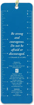 BE STRONG & COURAGEOUS BOOKMARK - PETER PAUPER PRESS
