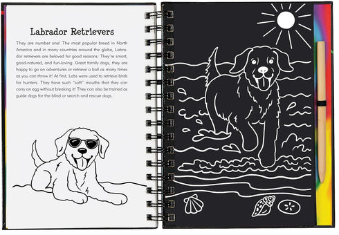 SCRATCH & SKETCH PUPPIES - PETER PAUPER PRESS