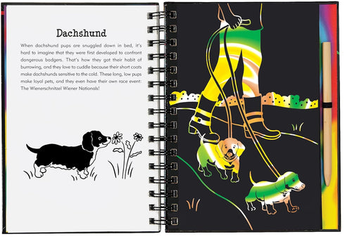 SCRATCH & SKETCH PUPPIES - PETER PAUPER PRESS