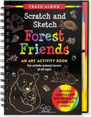 SCRATCH & SKETCH FOREST FRIENDS - PETER PAUPER PRESS