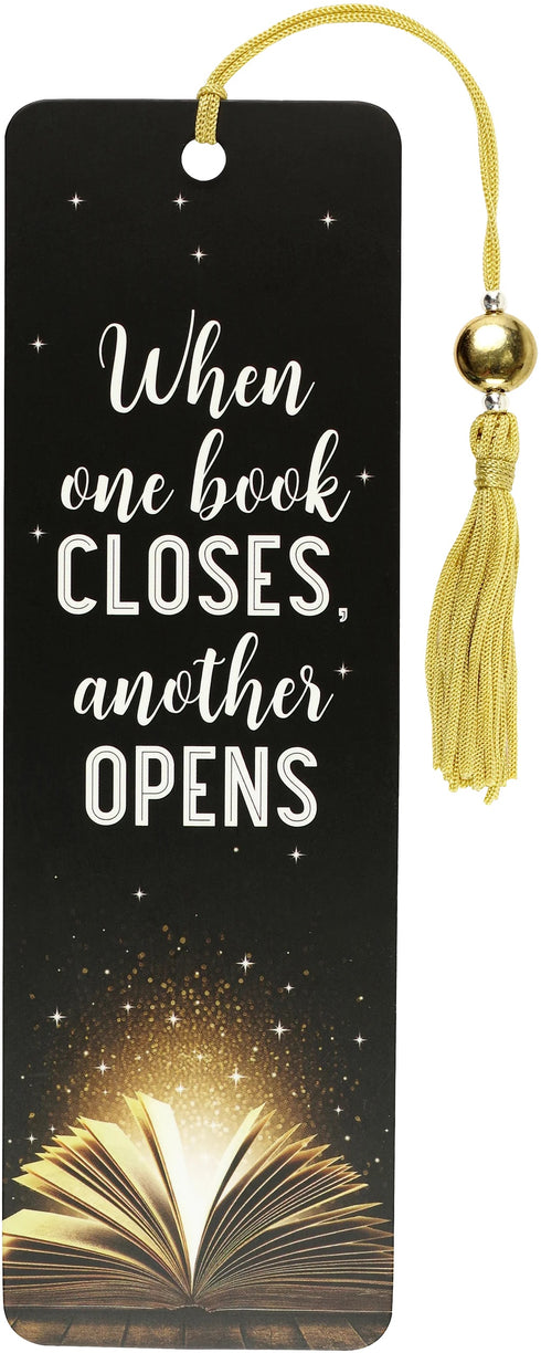BOOK CLOSES OPENS BOOKMARK