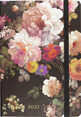 2021 WEEKLY PLANNER MIDNIGHT FLORAL