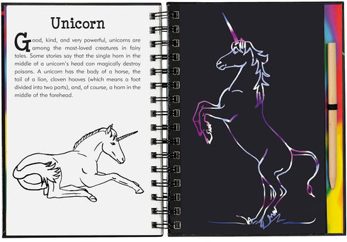 SCRATCH & SKETCH DRAGONS & MYTHOLOGICAL CREATURES - PETER PAUPER PRESS
