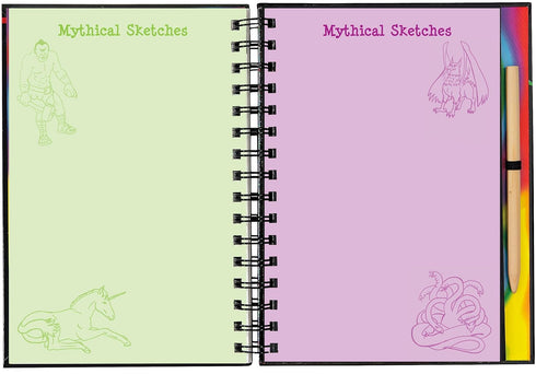 SCRATCH & SKETCH DRAGONS & MYTHOLOGICAL CREATURES - PETER PAUPER PRESS