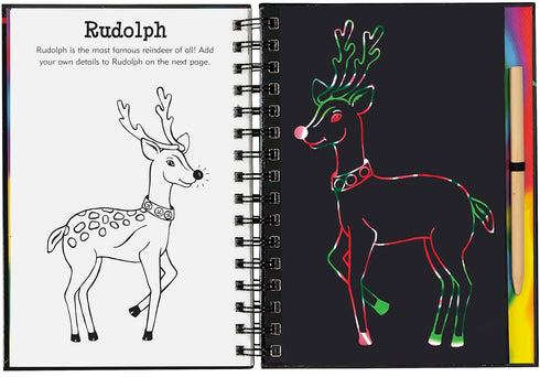 MERRY CHRISTMAS SCRATCH & AND SKETCH