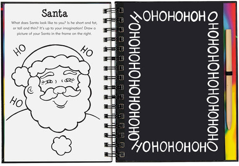 MERRY CHRISTMAS SCRATCH & AND SKETCH