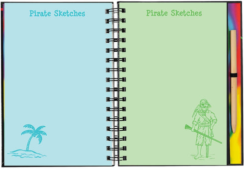 SCRATCH & SKETCH PIRATES - PETER PAUPER PRESS