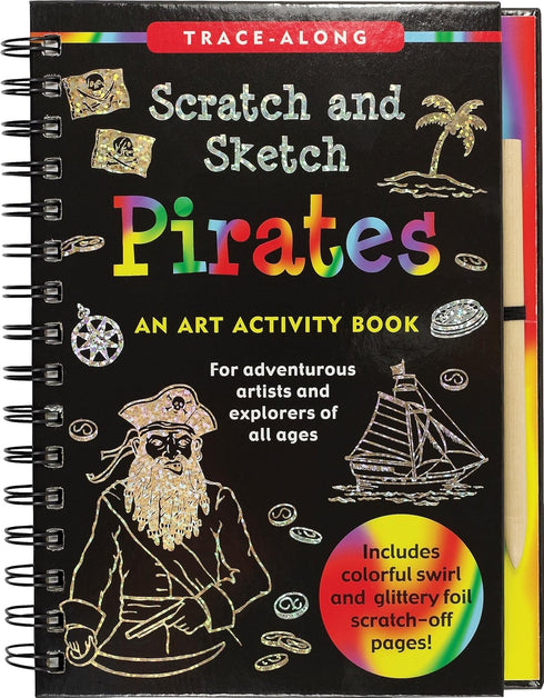 SCRATCH & SKETCH PIRATES - PETER PAUPER PRESS