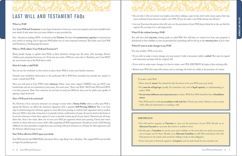 MY FAMILY ESTATE LEGAL DOCUMENT KIT - PETER PAUPER PRESS