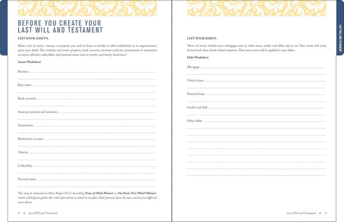 MY FAMILY ESTATE LEGAL DOCUMENT KIT - PETER PAUPER PRESS