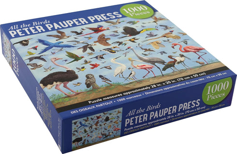 ALL THE BIRDS 1,000 PIECE JIGSAW PUZZLE - PETER PAUPER PRESS INC