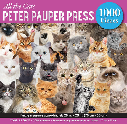 ALL THE CATS PUZZLE -PETER PAUPER PRESS