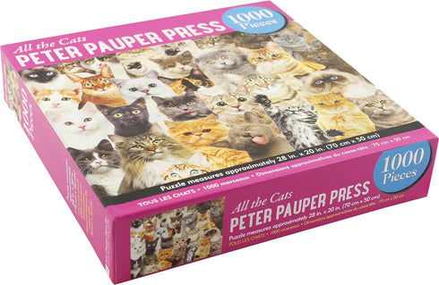ALL THE CATS PUZZLE -PETER PAUPER PRESS