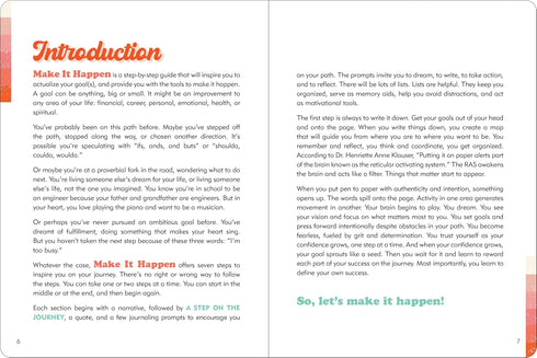 MAKE IT HAPPEN JOURNAL - PETER PAUPER PRESS