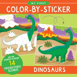 MY FIRST COLOR-BY-STICKER DINOSAURS - PETER PAUPER PRESS