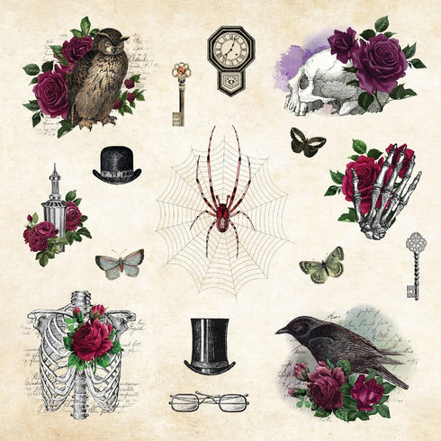 MYSTICAL EPHEMERA STICKER BOOK - PETER PAUPER PRESS