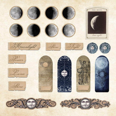MYSTICAL EPHEMERA STICKER BOOK - PETER PAUPER PRESS