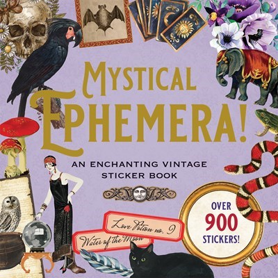 MYSTICAL EPHEMERA STICKER BOOK - PETER PAUPER PRESS