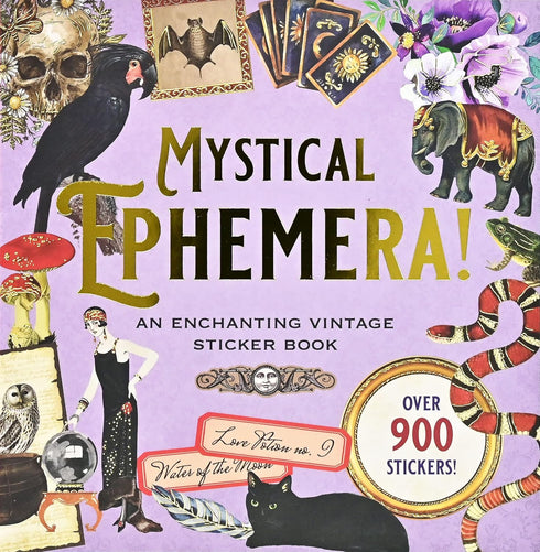 MYSTICAL EPHEMERA STICKER BOOK - PETER PAUPER PRESS
