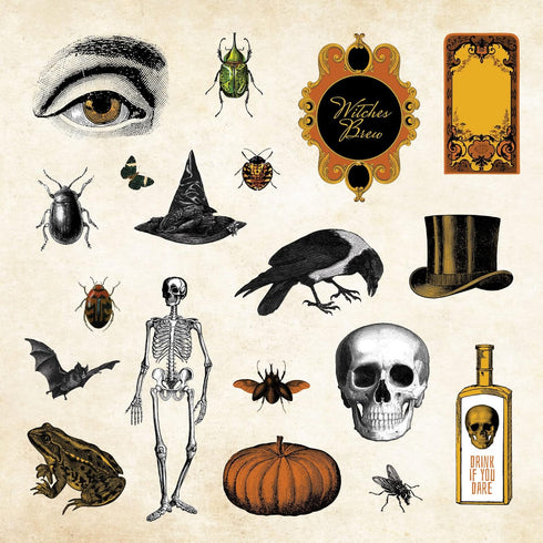 MYSTICAL EPHEMERA STICKER BOOK - PETER PAUPER PRESS