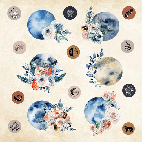 MYSTICAL EPHEMERA STICKER BOOK - PETER PAUPER PRESS