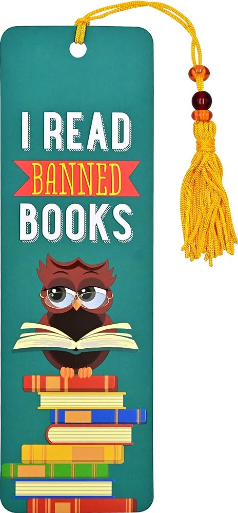 I READ BANNED BOOKS BOOKMARK