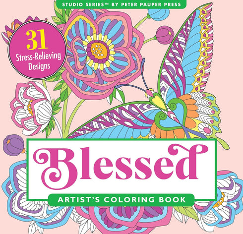 STUDIO SERIES BLESSED ARTIST'S COLORING BOOK - PETER PAUPER PRESS