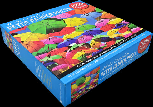 ALL THE UMBRELLAS 1,000 PIECE JIGSAW PUZZLE - PETER PAUPER PRESS INC