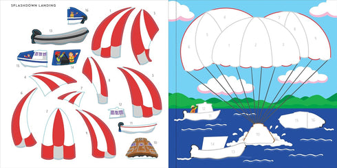 MY FIRST COLOR-BY-STICKER OUTER SPACE - PETER PAUPER PRESS